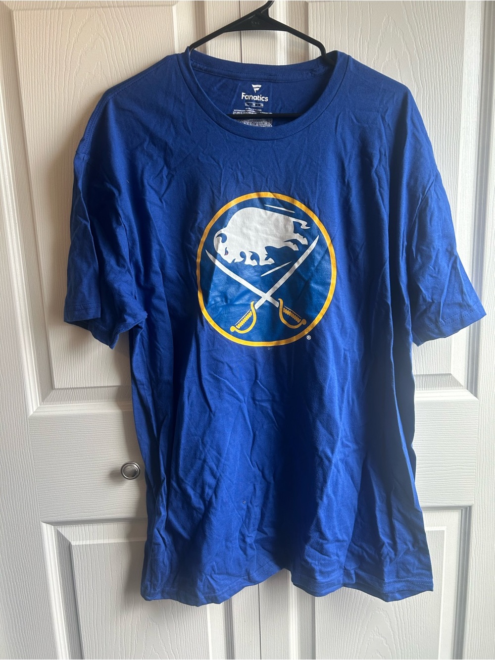 Buffalo Sabres Fanatics T-Shirt Men’s XL Blue NHL Hockey Graphic Tee